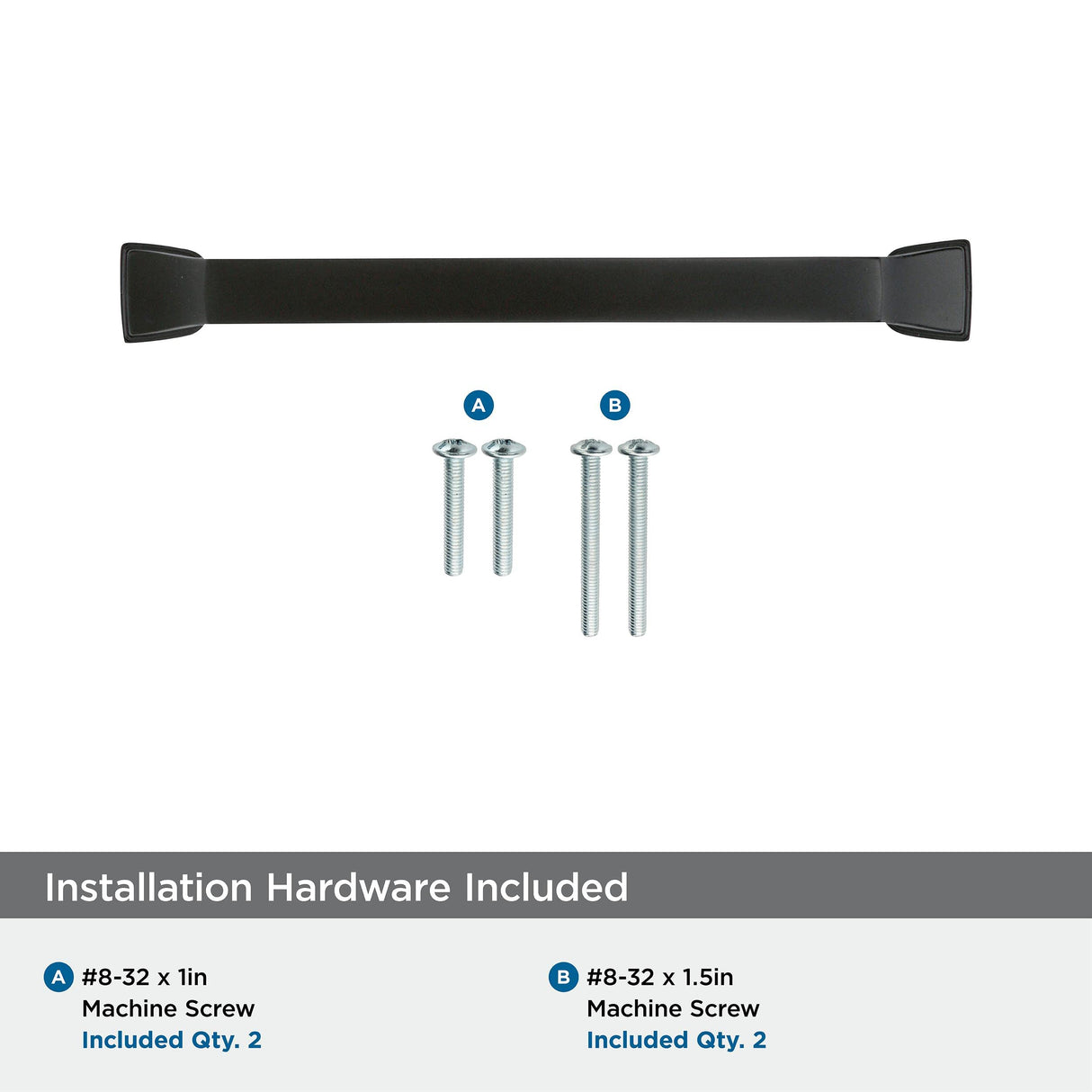 Amerock Cabinet Pull Black Bronze 5-1/16 inch (128 mm) Center to Center Revitalize 1 Pack Drawer Pull Drawer Handle Cabinet Hardware