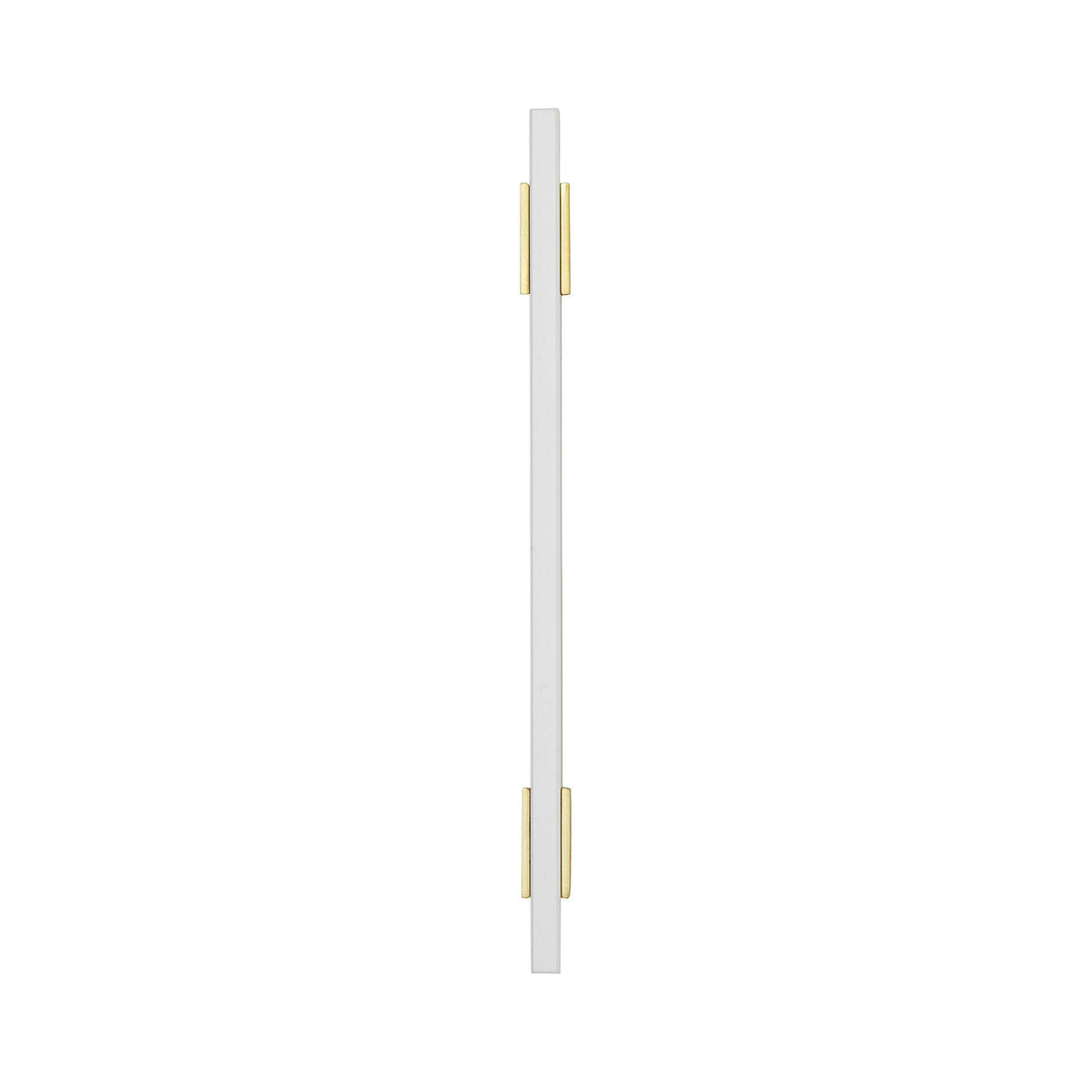 Amerock Cabinet Pull Brushed Gold/White 6-5/16 inch (160 mm) Center to Center Urbanite 1 Pack Drawer Pull Drawer Handle Cabinet Hardware