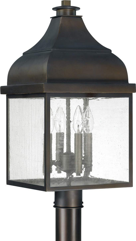 Capital Lighting 9645OB Westridge 4 Light Outdoor Post Lantern Old Bronze