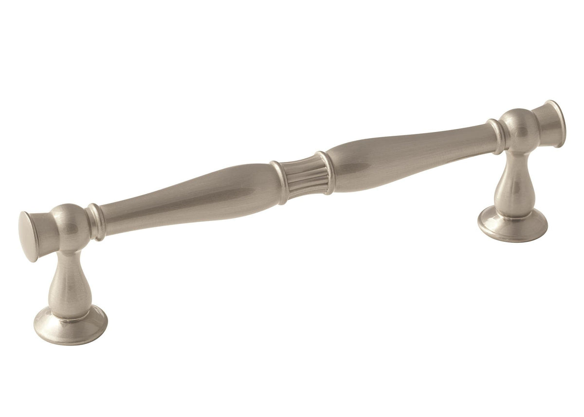 Amerock Cabinet Pull Satin Nickel 5-1/16 inch (128 mm) Center to Center Crawford 1 Pack Drawer Pull Drawer Handle Cabinet Hardware