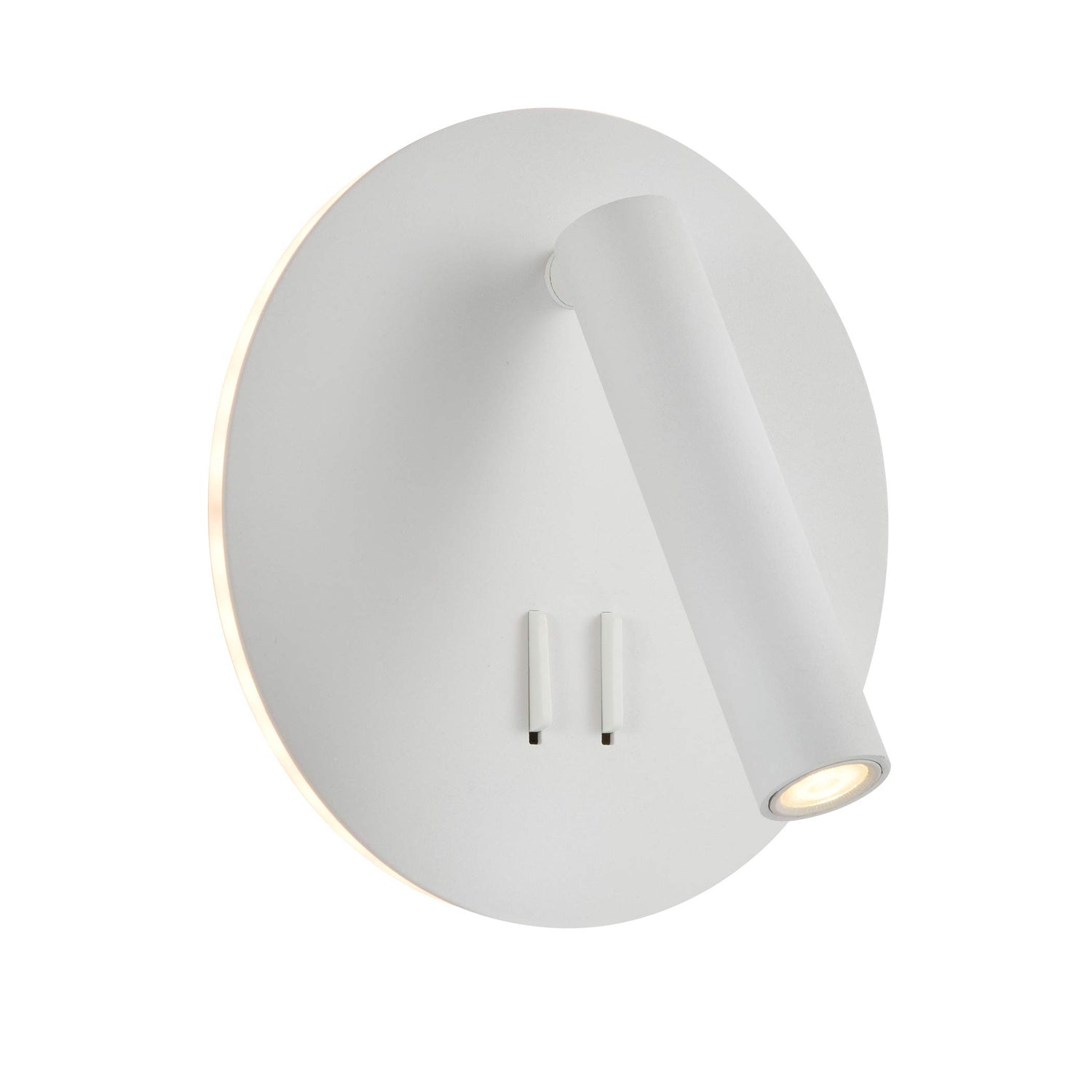 VONN Lighting Tania VMW17500SW 7" Integrated LED Wall Sconce Lighting Fixture in White, 6.75" L x 6.75" D x 6.75" H