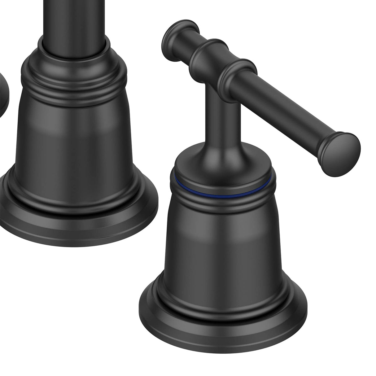 Classical 8 inch Bathroom Faucet, Bathroom faucets for Sink 3 Holes, Widespread Brushed Nickel Bathroom Faucet with Pop Up Drain and cUPC Lead-Free Hose (Brushed Nickel 2 Packs)