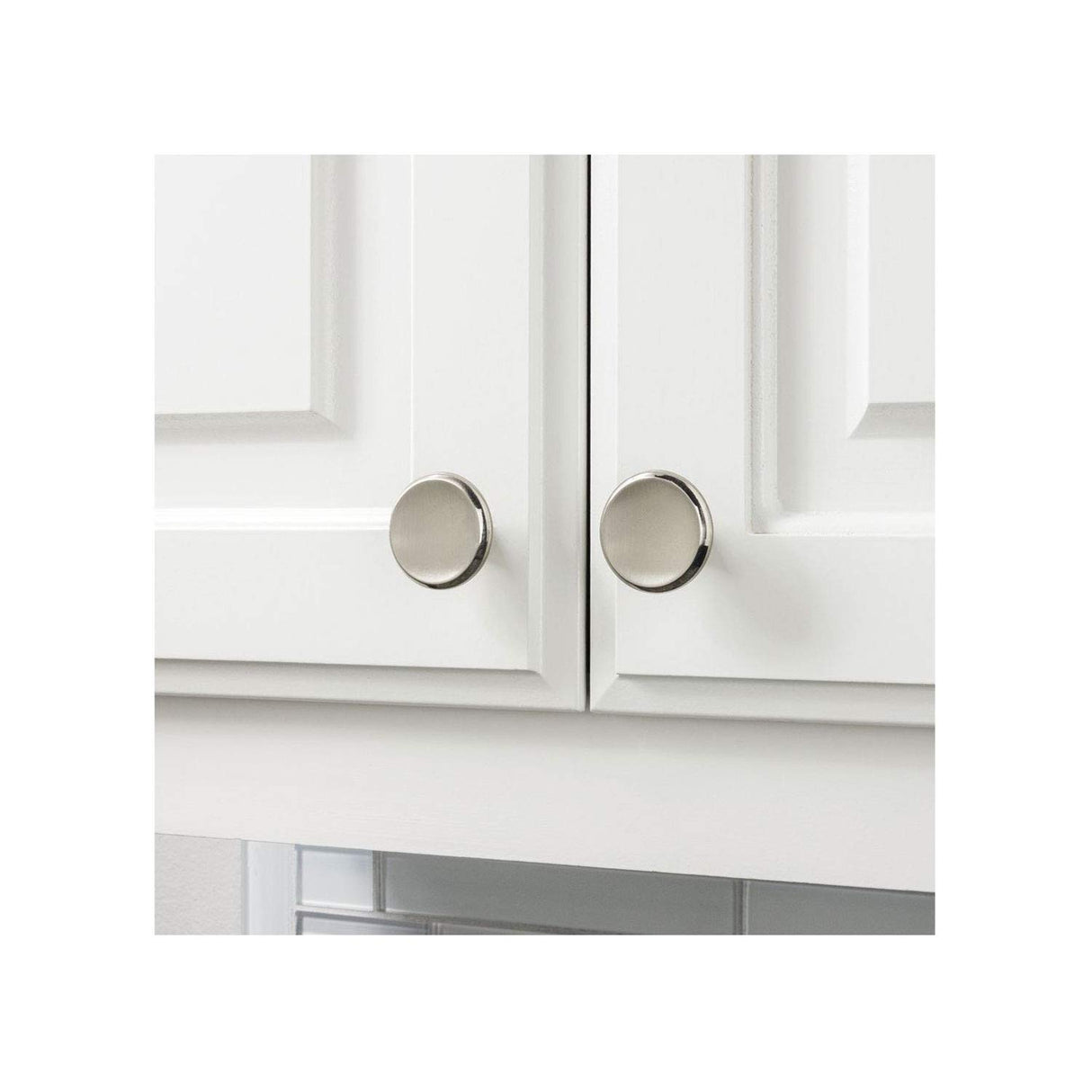 KasaWare K063SN-10 1-1/2" Diameter Dap Knob, 10-pack