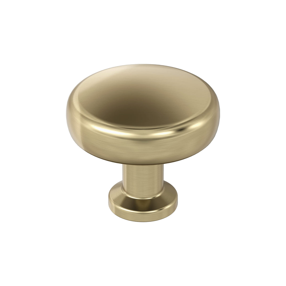 Amerock Cabinet Knob |Golden Champagne 1-1/4 in (32 mm) Diameter Drawer Knob Factor Kitchen and Bath Hardware Furniture Hardware