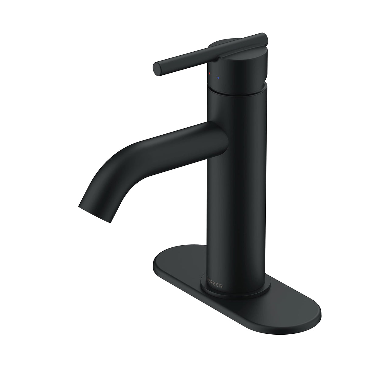 Gerber D225458BS Parma Single Handle Bathroom Faucet With Metal Touch Down Drain ...