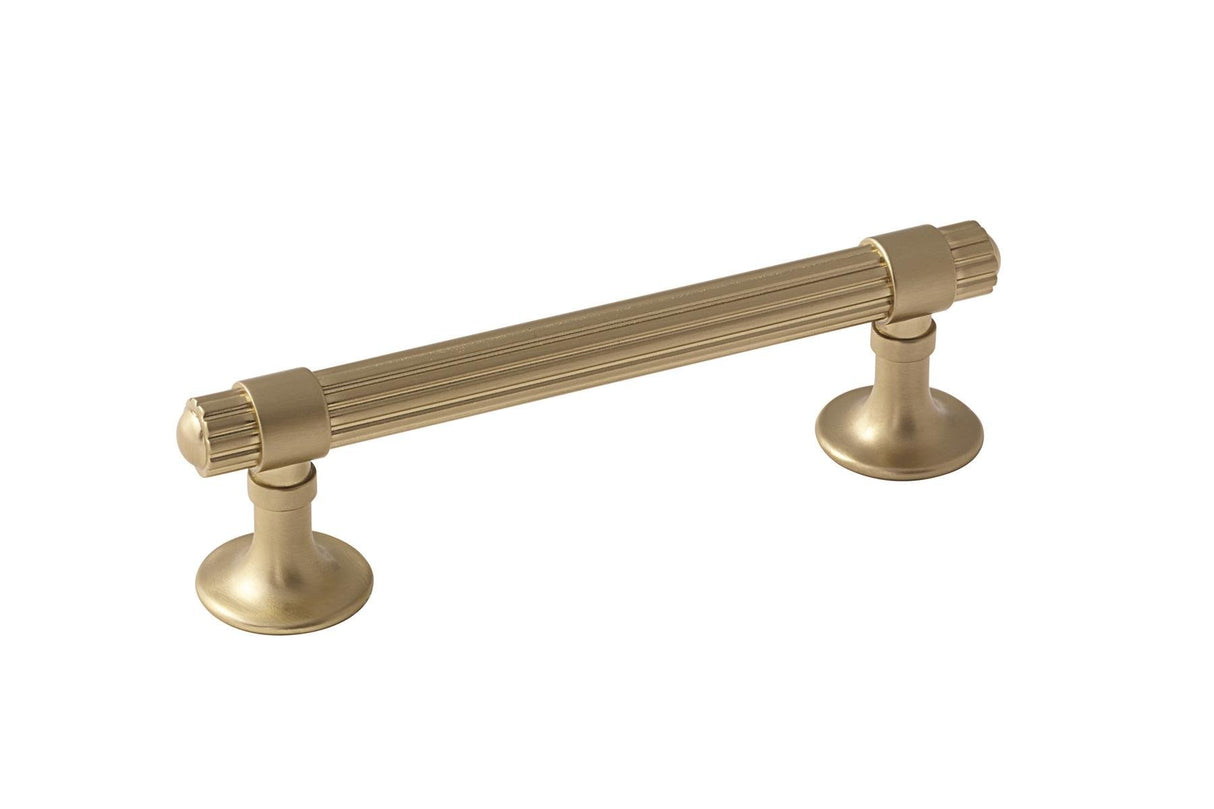 Amerock Cabinet Pull Golden Champagne 3-3/4 inch (96 mm) Center to Center Sea Grass 1 Pack Drawer Pull Drawer Handle Cabinet Hardware