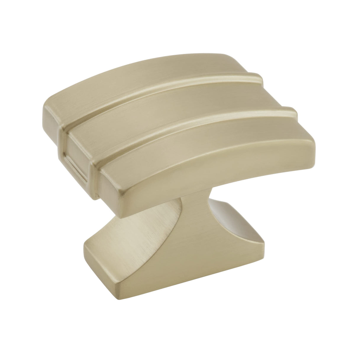 Amerock Cabinet Knob Golden Champagne 1-1/2 inch (38 mm) Length Davenport 1 Pack Drawer Knob Cabinet Hardware