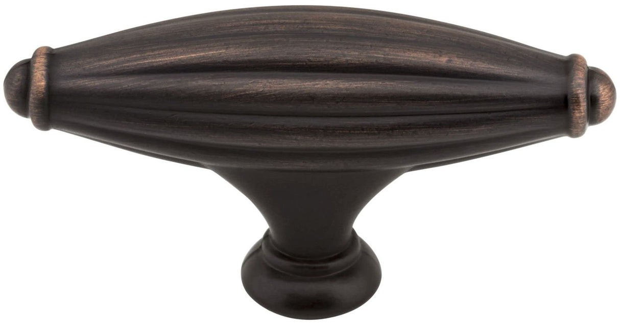 Jeffrey Alexander 618L-DACM 2-15/16" Gun Metal Glenmore Cabinet "T" Knob