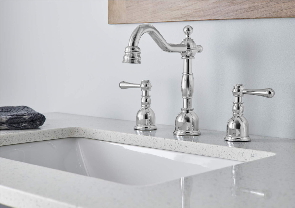 Gerber D303257 Chrome Opulence Two Handle Widespread Lavatory Faucet