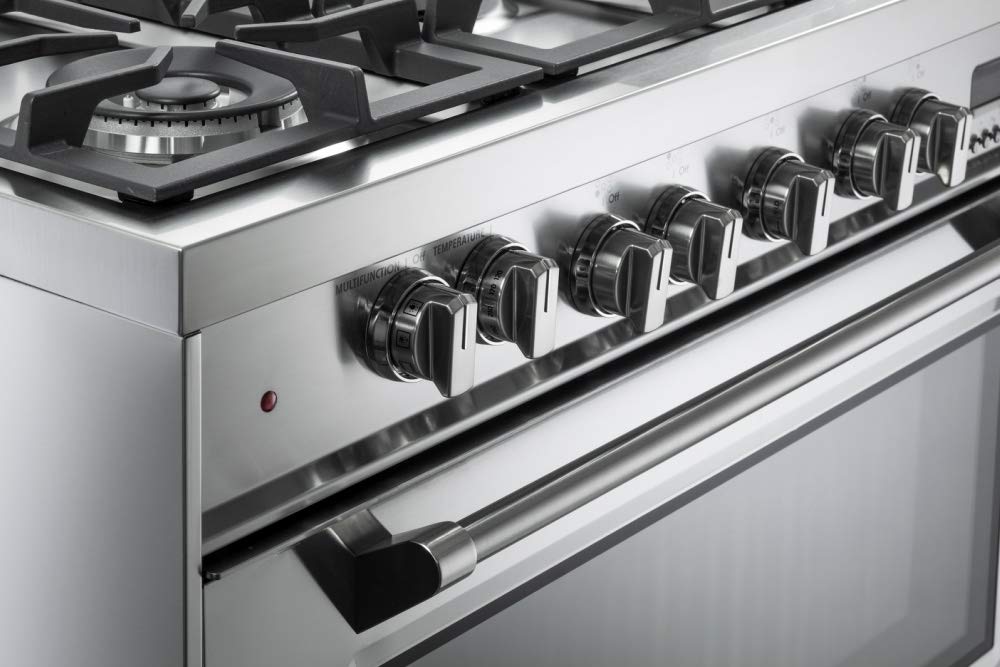 Verona VPFSGG365DW Prestige 36" Gas Double Oven Range - White