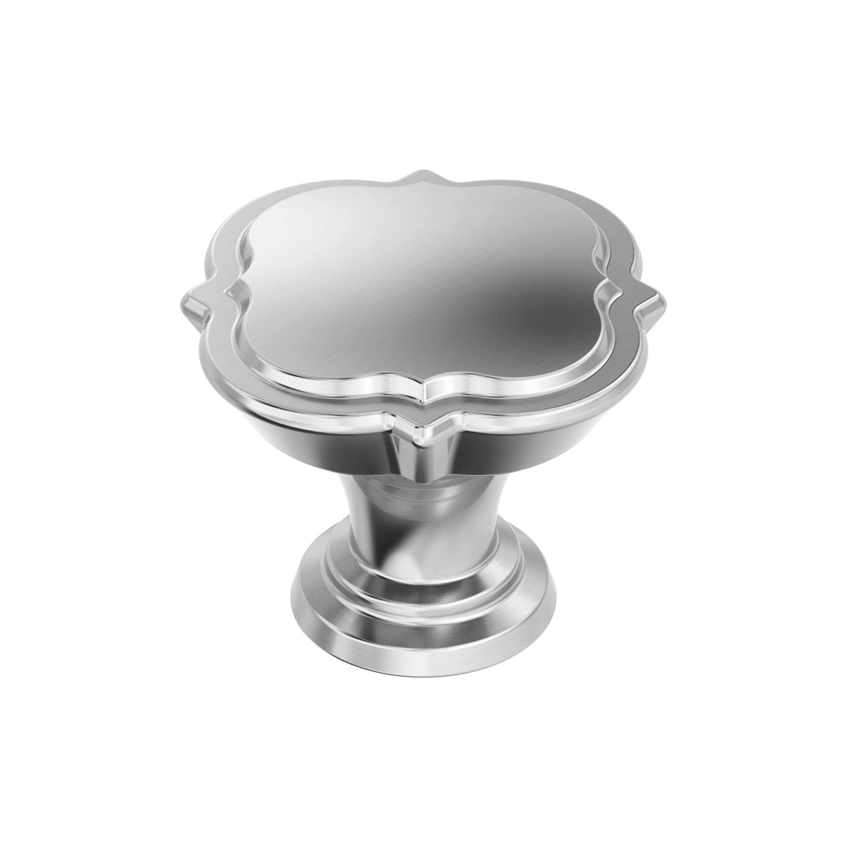 Amerock Cabinet Knob |Polished Chrome 1-3/8 in (35 mm) Diameter Drawer Knob Grace Revitalize Kitchen and Bath Hardware Furniture Hardware
