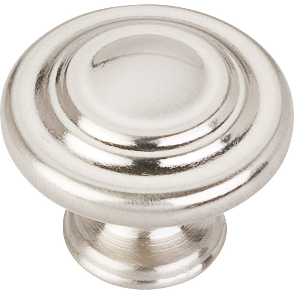 Elements 107SN 1-5/16" Diameter Satin Nickel Round Arcadia Cabinet Knob