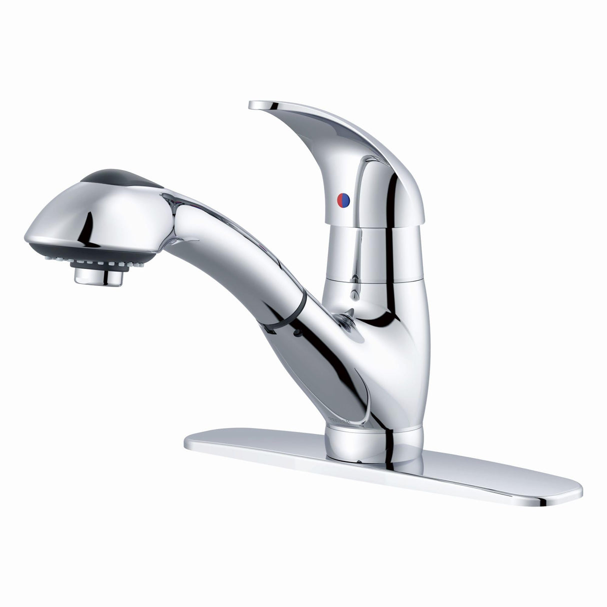 Gerber G0040266 Chrome Viper Single Handle Pull-out Kitchen Faucet