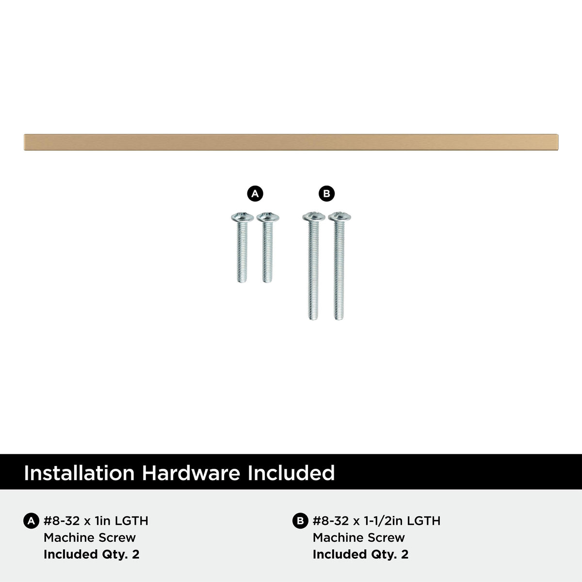 Amerock BP36911CZ Champagne Bronze Cabinet Pull 12-5/8 inch (320mm) Center-to-Center Cabinet Hardware Monument Furniture Hardware Drawer Pull