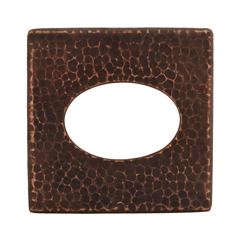Premier Copper Products TBCSDB Small Hammered Copper Tissue Box Cover
