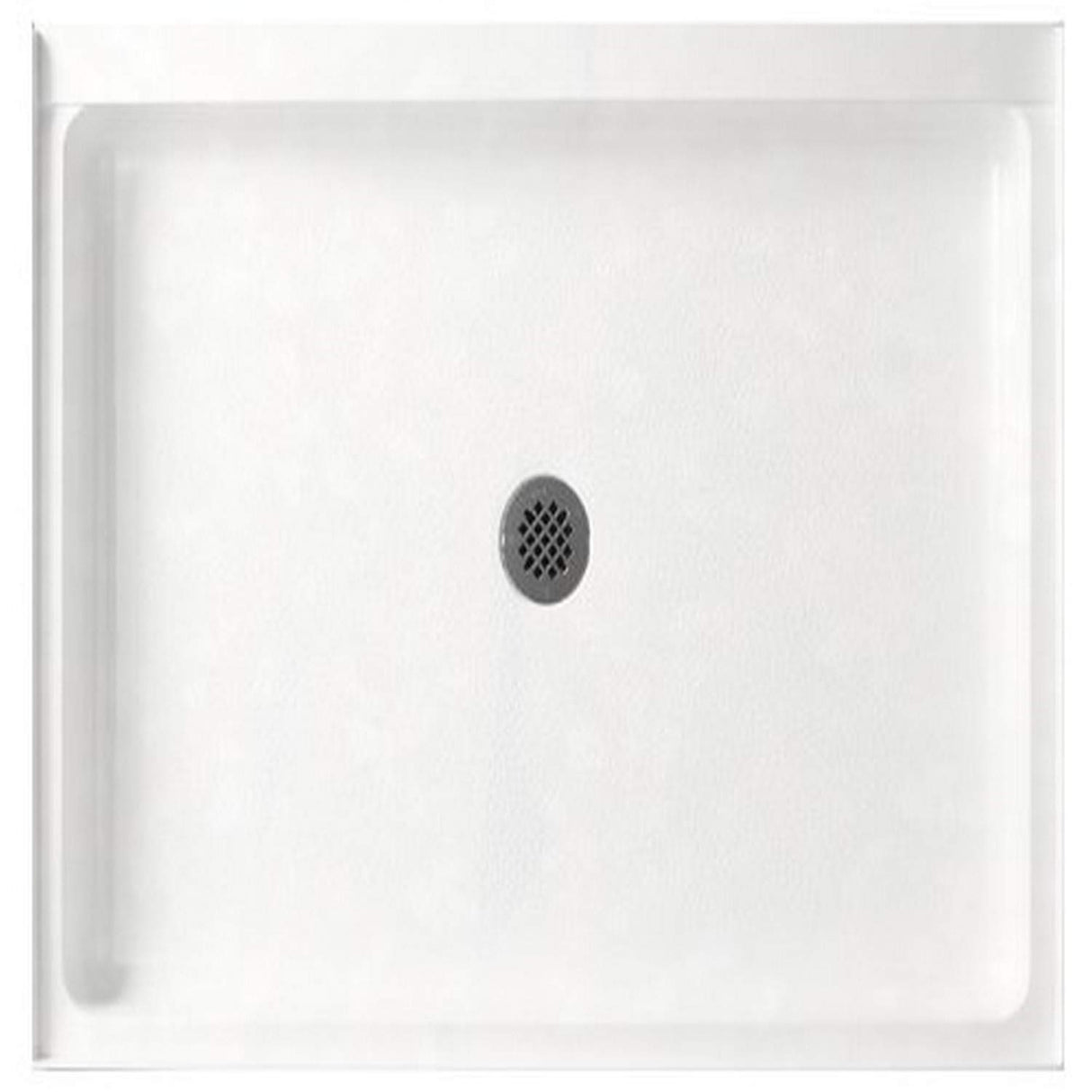Swanstone SS-3448 34 x 48 Swanstone Alcove Shower Pan with Center Drain in Tahiti White SF03448MD.011