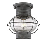 Savoy House 5-224-88 Enfield Outdoor Ceiling Mount in Oxidized Black