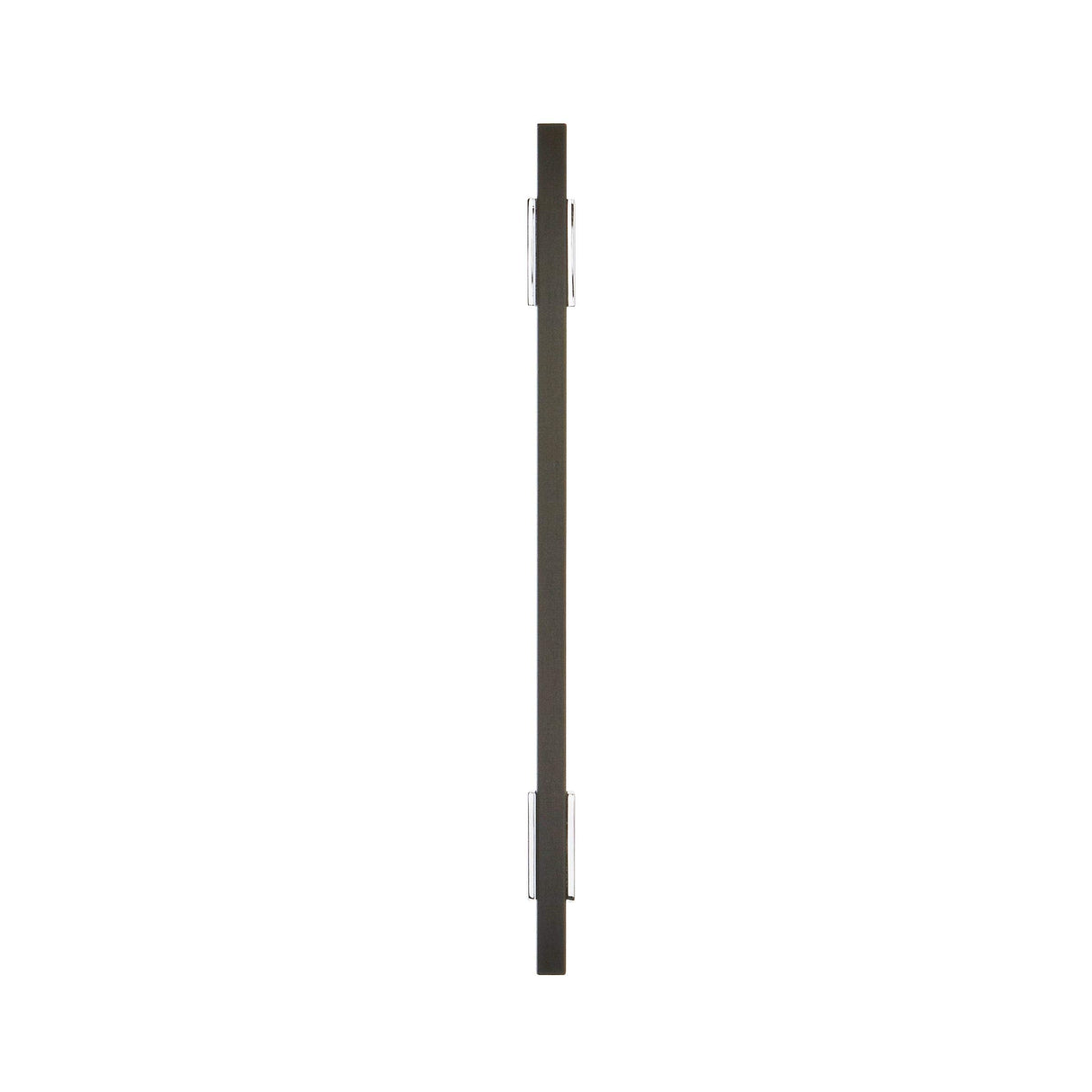 Amerock Cabinet Pull Polished Chrome/Brushed Matte Black 6-5/16 inch (160 mm) Center to Center Urbanite 1 Pack Drawer Pull Drawer Handle Cabinet Hardware