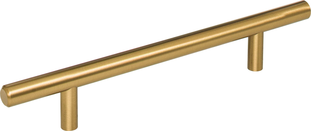 Elements 206BG 128 mm Center-to-Center Brushed Gold Naples Cabinet Bar Pull