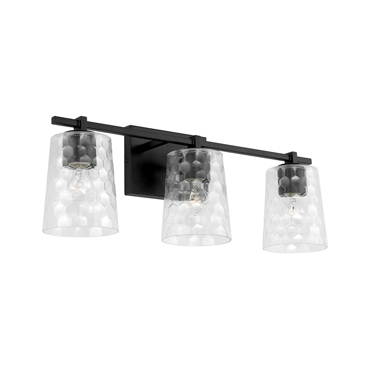 Capital Lighting 143531MB-517 Burke 3 Light Vanity Matte Black