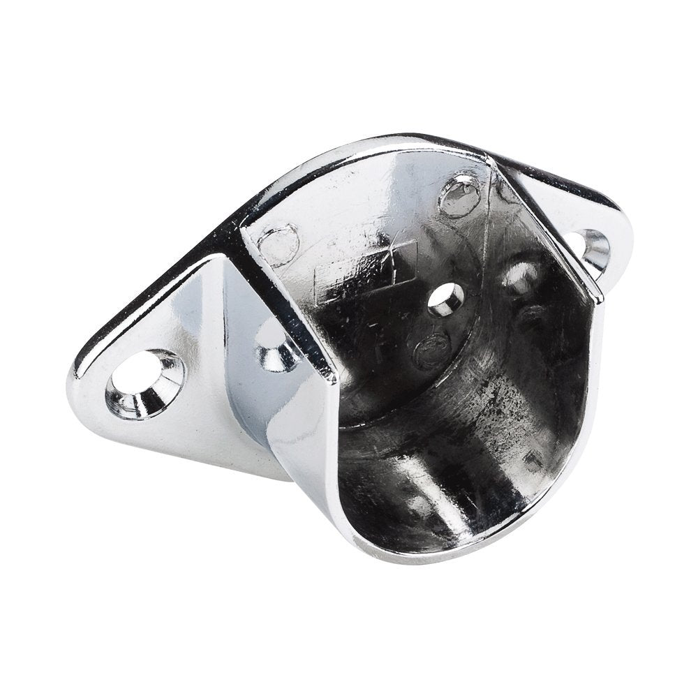 Hardware Resources M7160 Chrome Knock-In Mounting Bracket for Oval Closet Rods