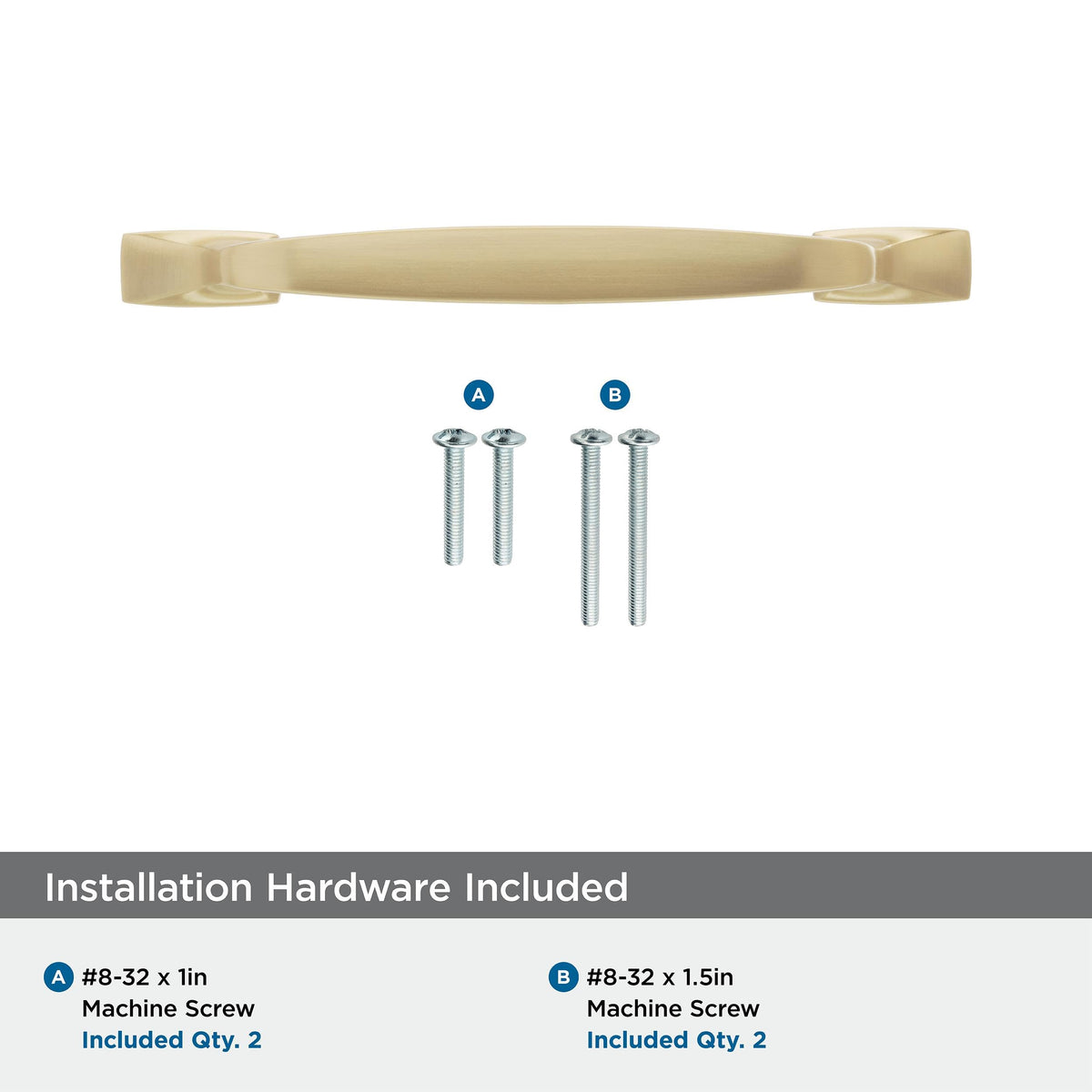 Amerock Cabinet Pull Champagne Bronze 5-1/16 inch (128 mm) Center to Center Highland Ridge 1 Pack Drawer Pull Drawer Handle Cabinet Hardware