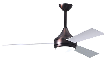 Matthews Fan DA-BB-WH Donaire wet location 3-Blade paddle fan constructed of 316 Marine Grade Stainless Steel