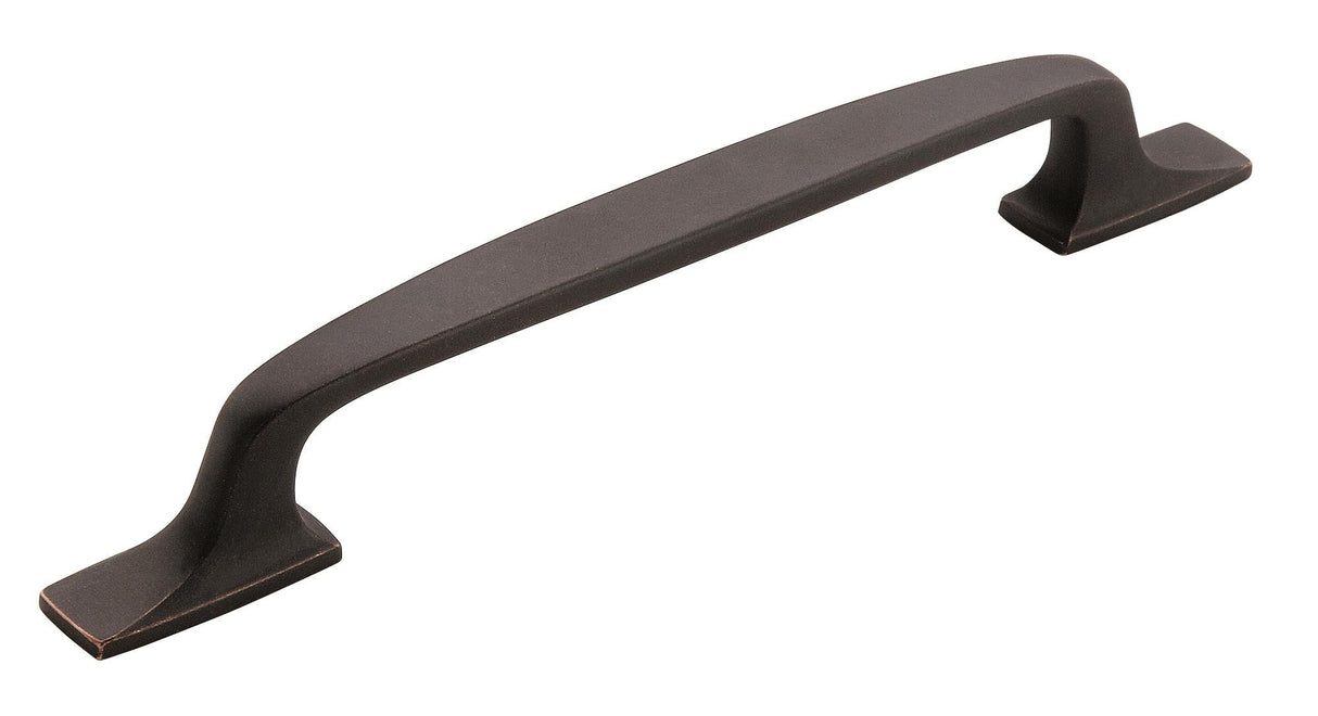 Amerock Cabinet Pull Dark Oiled Bronze 6-5/16 inch (160 mm) Center to Center Highland Ridge 1 Pack Drawer Pull Drawer Handle Cabinet Hardware