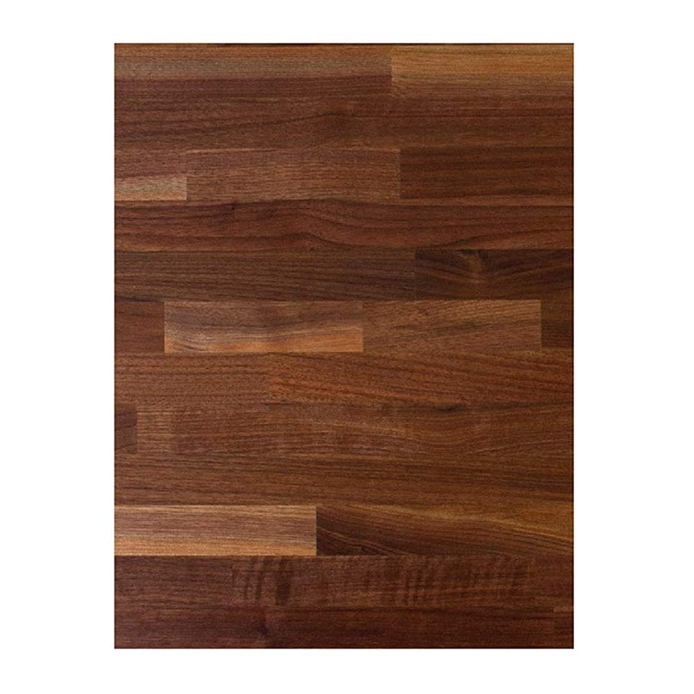 John Boos WALKCT-BL1825-O Blended Walnut Solid Wood Finish Natural Edge Grain Kitchen Cutting Board Island Top Butcher Block, 18 x 25 1.5 inches WALNUT BLENDED KCT 18X25X1-1/2 OIL