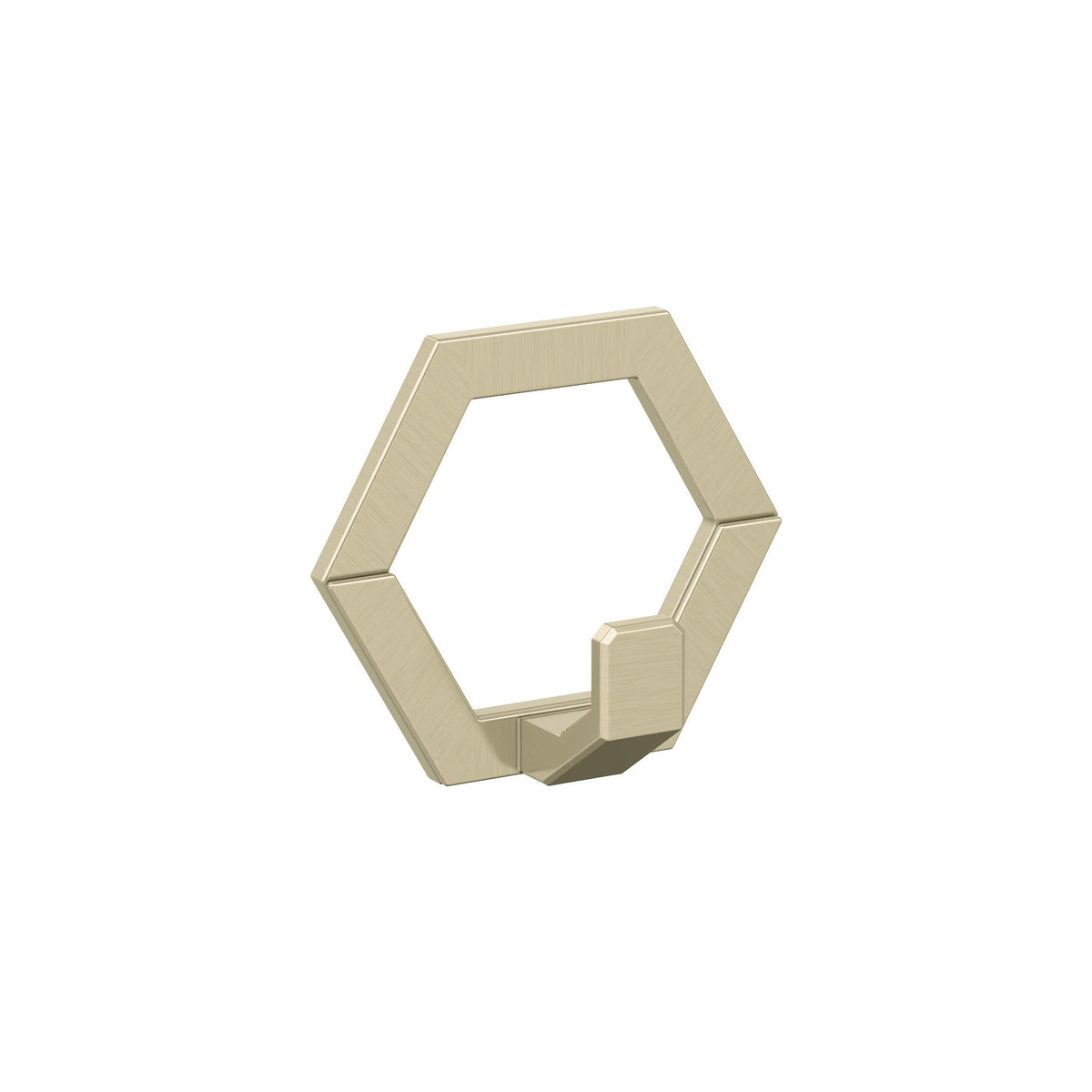 Amerock HBX37015BBZ Prismo Single Prong Decorative Wall Hook Golden Champagne Hook for Coats, Hats, Backpacks, Bags Hooks for Bathroom, Bedroom, Closet, Entryway, Laundry Room, Office