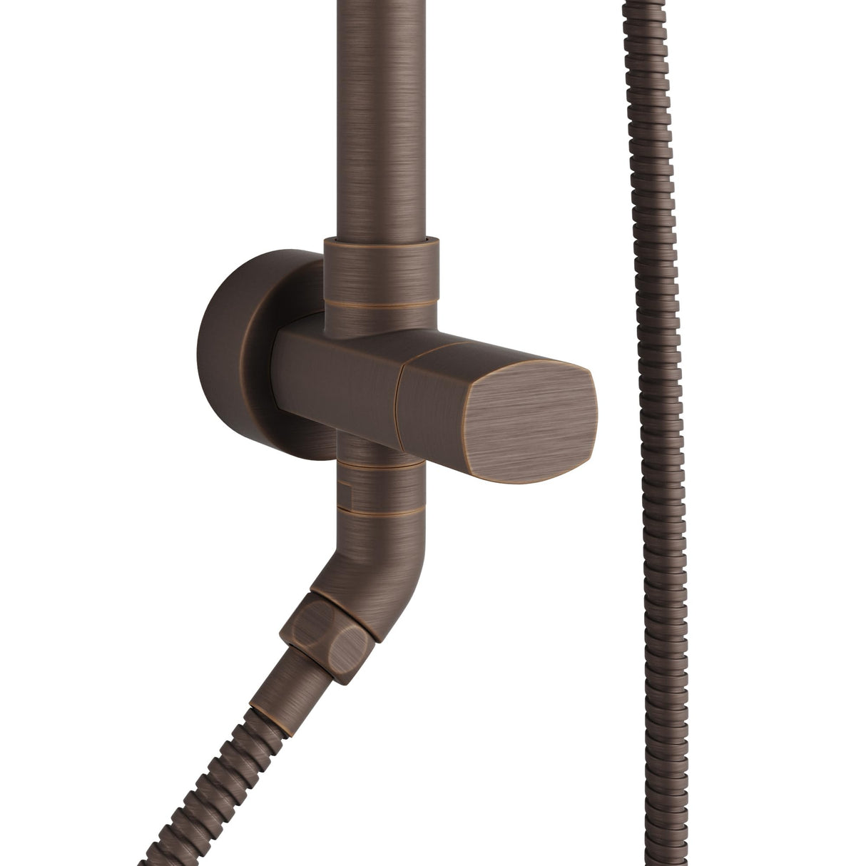 PULSE ShowerSpas 1011-lll-ORB Kauai III Shower System, with 8" Rain Showerhead, 5-Function Hand Shower, Adjustable Slide Bar and Soap Dish, Oil-Rubbed Bronze