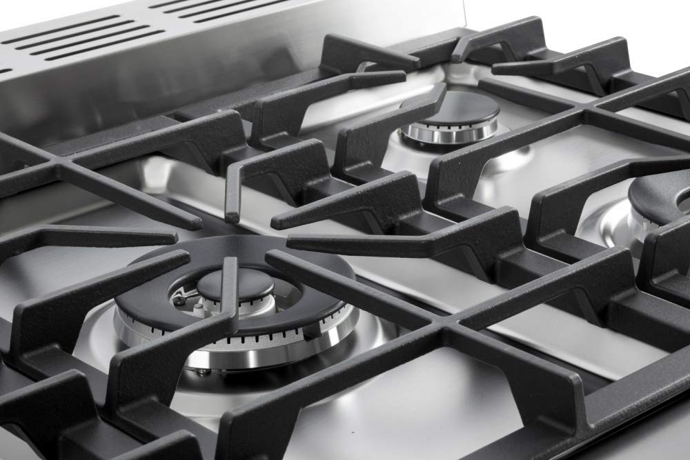 Verona VPFSGE365DSS Prestige 36" Dual Fuel Double Oven Range - Stainless Steel