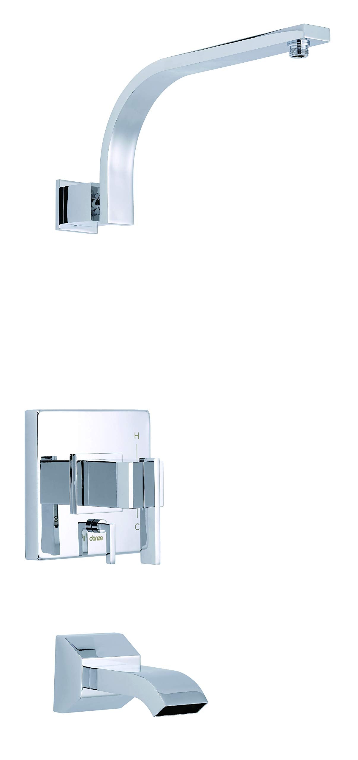 Gerber D510044LSTC Chrome Sirius Tub & Shower Trim Kit, Without Showerhead