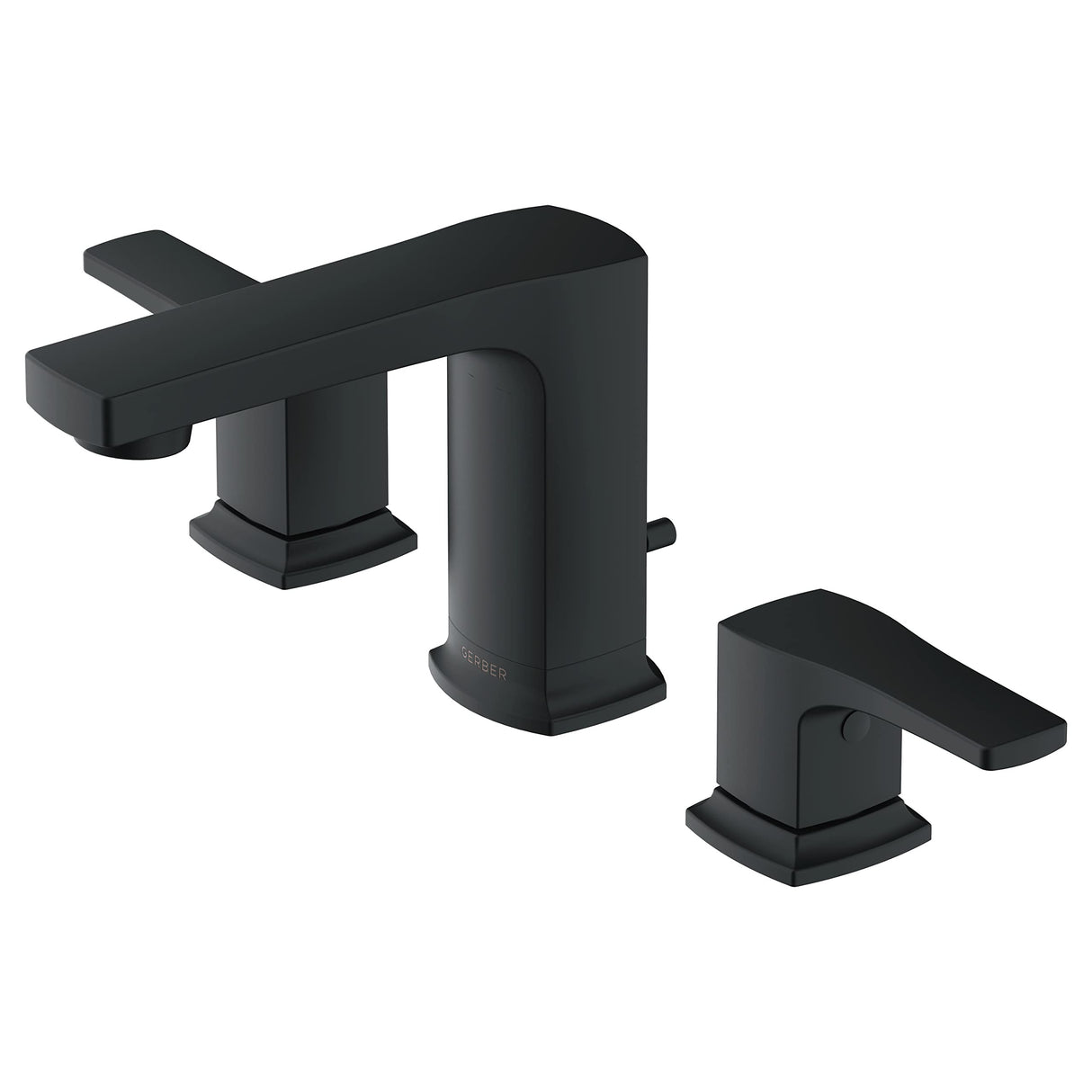 Gerber D304170BS Tribune Two Handle Widespread Bathroom Faucet - Satin Black