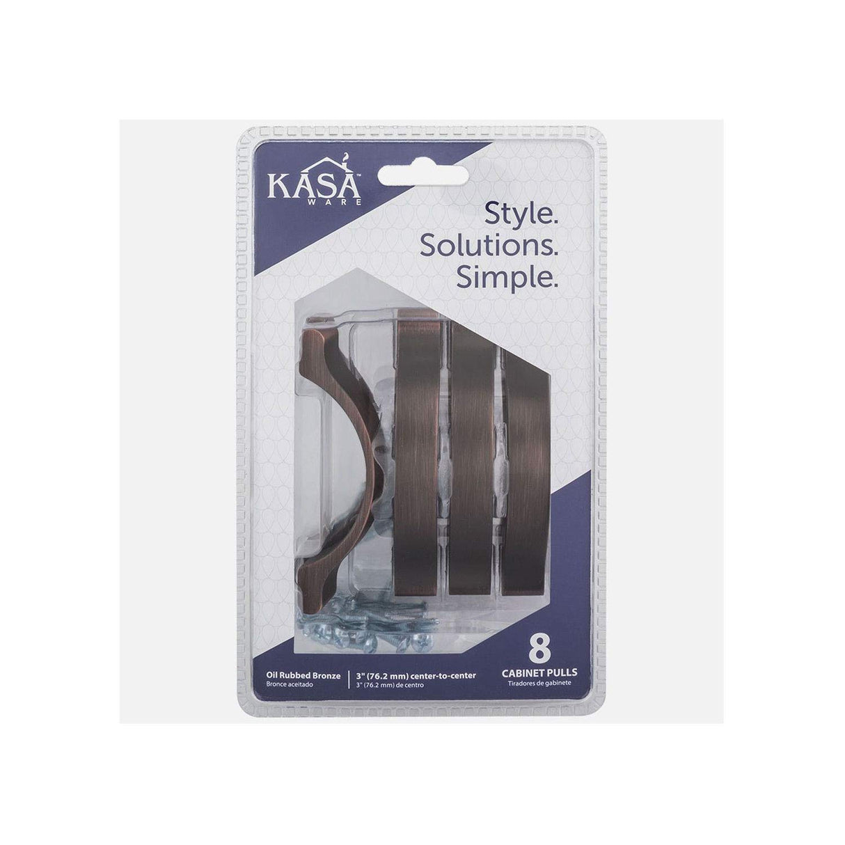 KasaWare K8683BORB-8 4-1/16" Overall Length Arch Pull, 8-pack