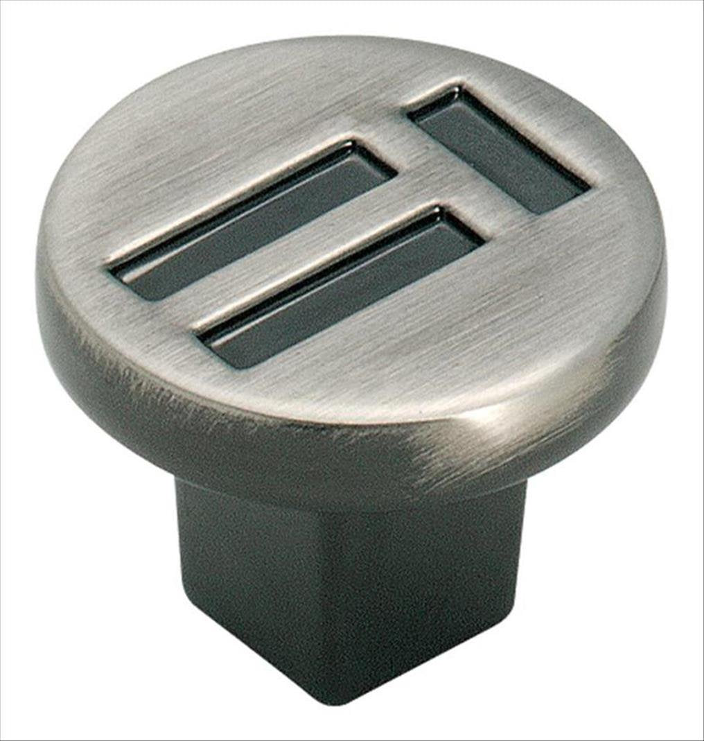 Amerock BP4421PWT Evolutions 1-1/4 in (32 mm) Diameter Pewter Cabinet Knob