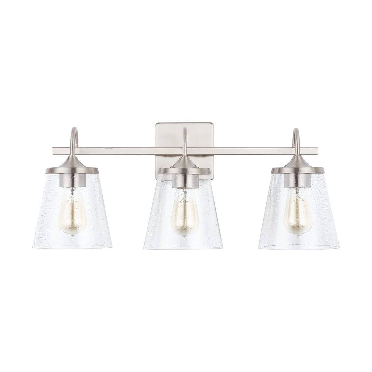 Capital Lighting 139132BN-496 Jayne 3 Light Vanity Brushed Nickel