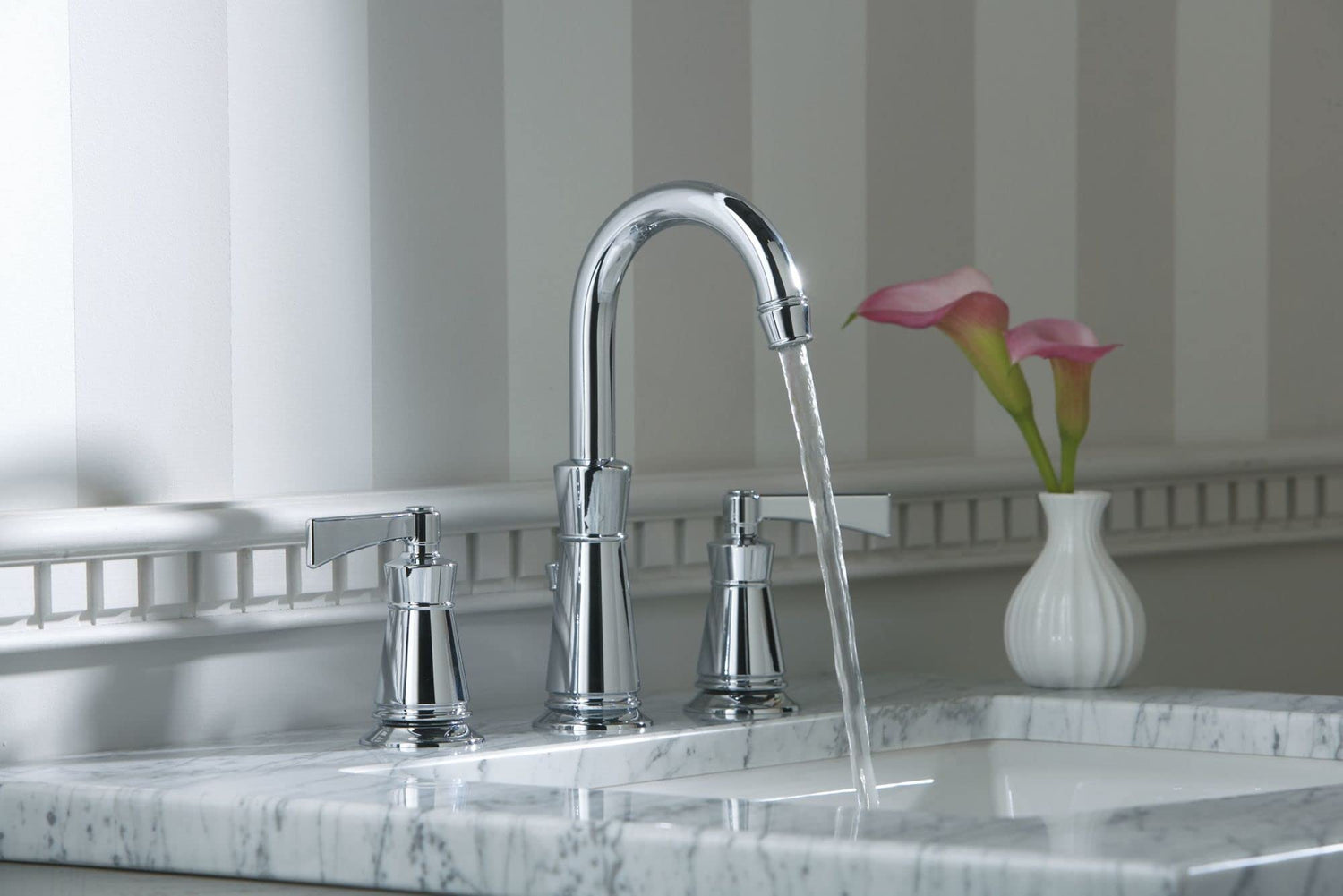 Archer® Undermount bathroom sink, White