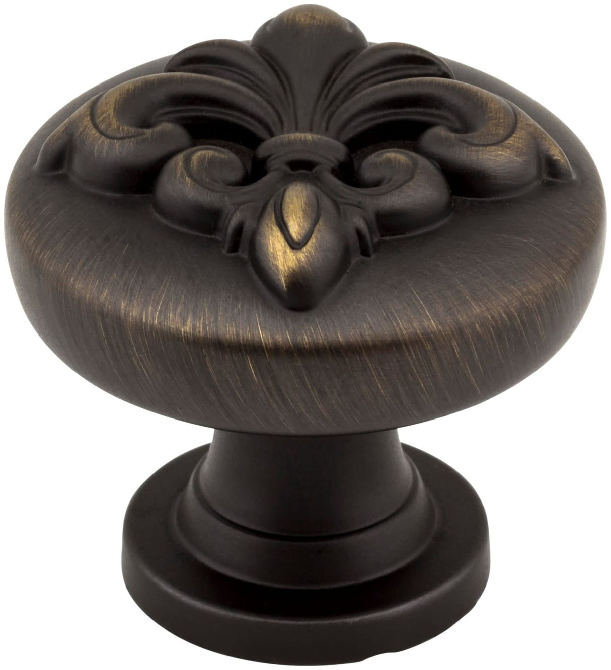 Jeffrey Alexander 218ABSB 1-3/8" Diameter Antique Brushed Satin Brass Lafayette Cabinet Knob