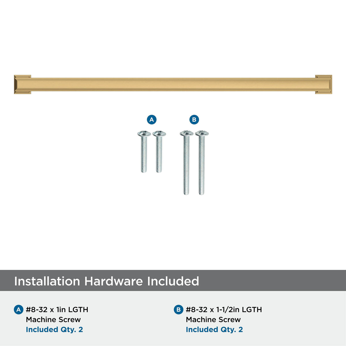 Amerock BP37362CZ Champagne Bronze Cabinet Pull 12-5/8 in (320 mm) Center-to-Center Cabinet Handle Appoint Drawer Pull Kitchen Cabinet Handle Furniture Hardware