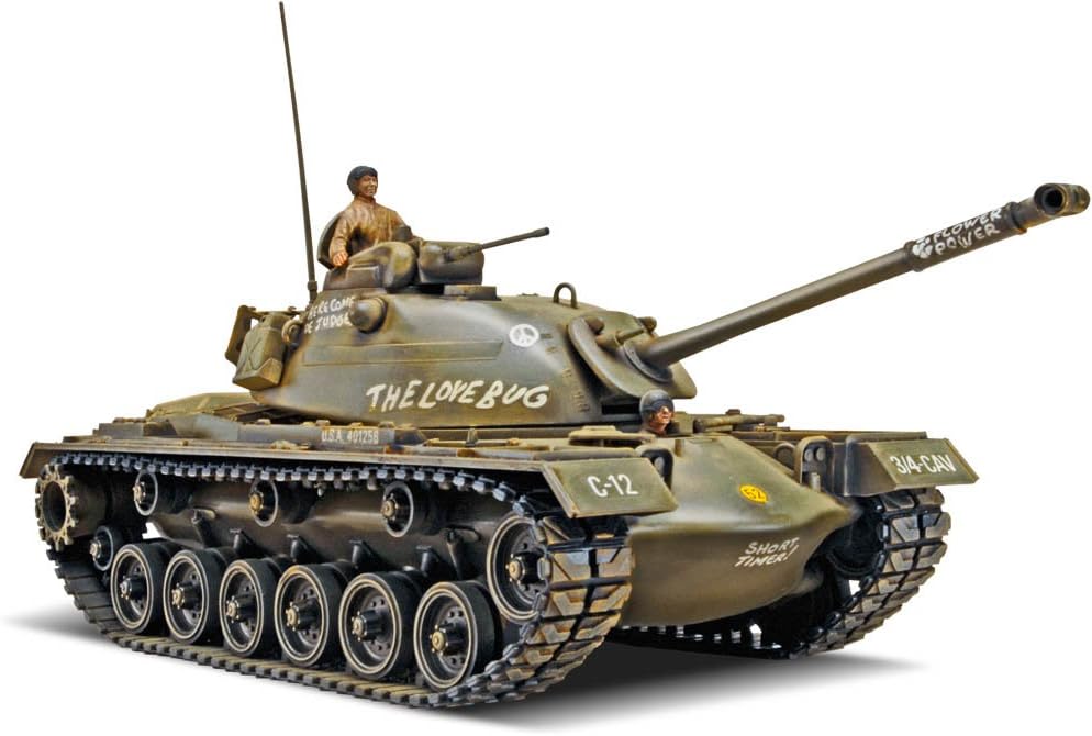 Revell 85-7853 M48A2 Patton Tank Model Kit 1:35 Scale 152-Piece Skill Level 4 Plastic Model Tank Building Kit