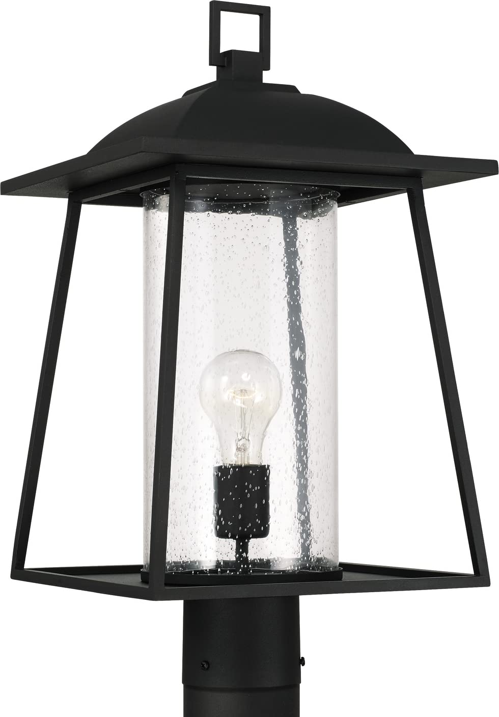 Capital Lighting 943615BK Durham 1 Light Outdoor Post Lantern Black