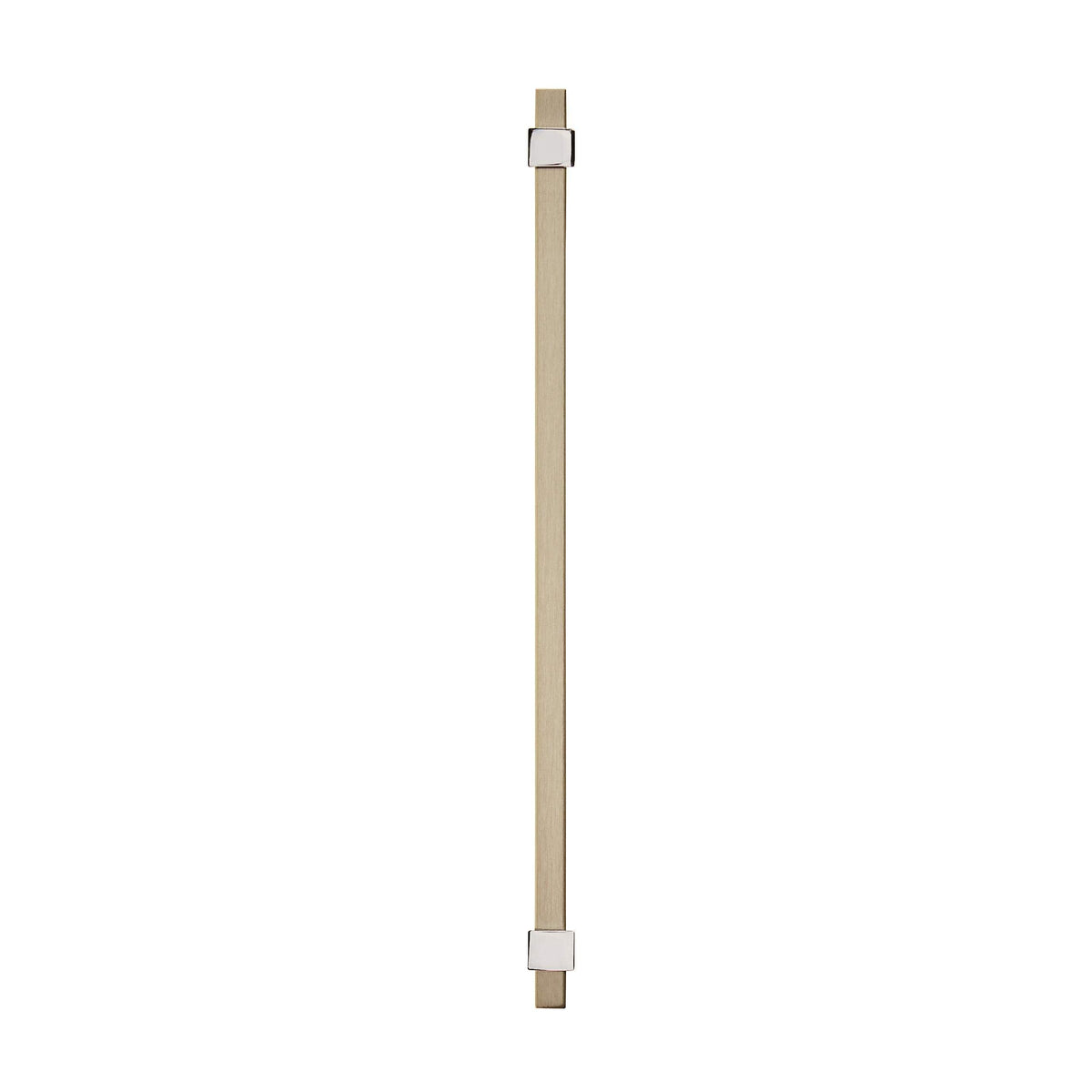 Amerock Cabinet Pull Silver Champagne/Polished Chrome 7-9/16 inch (192 mm) Center to Center Mulino 1 Pack Drawer Pull Drawer Handle Cabinet Hardware