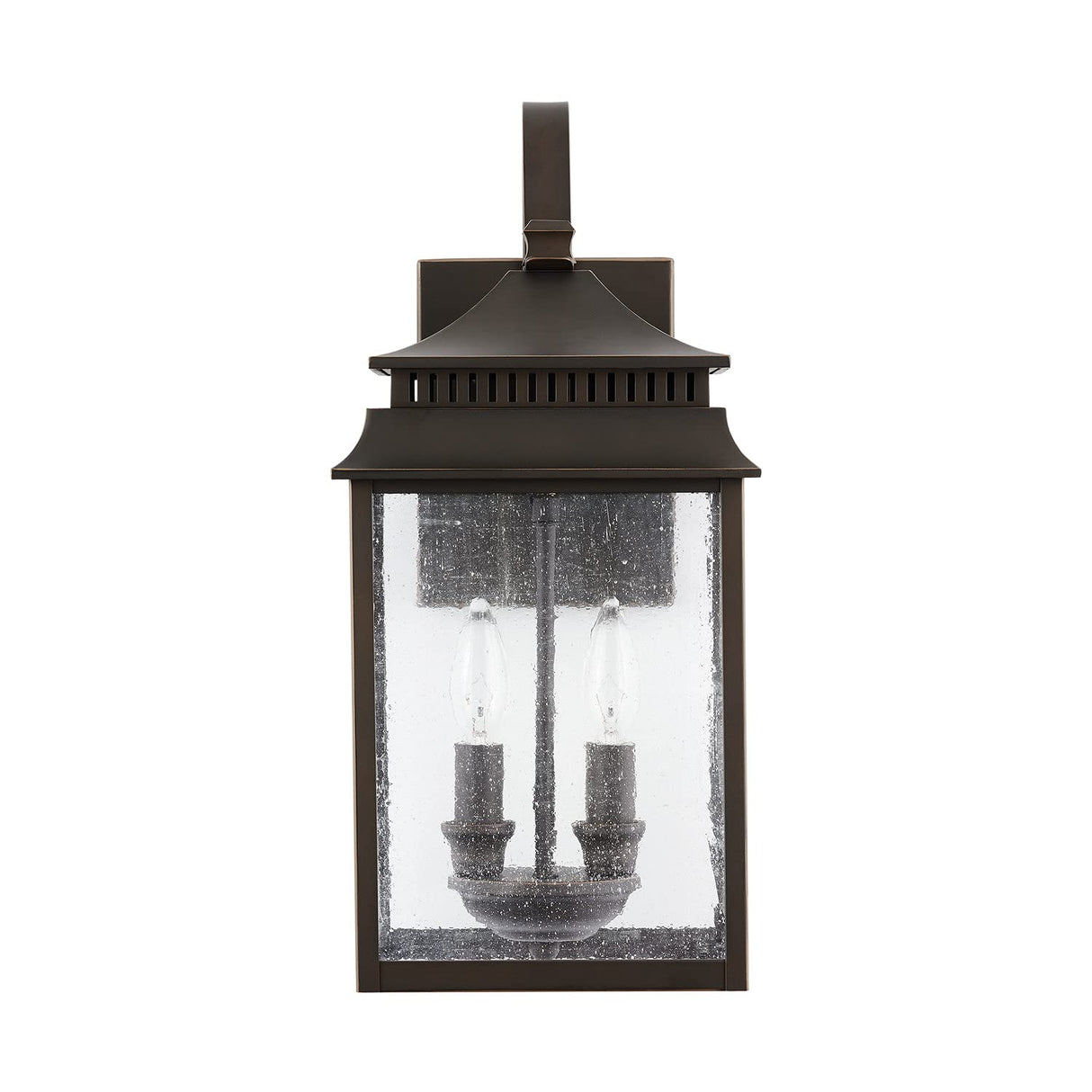 Capital Lighting 936921OZ Sutter Creek 2 Light Outdoor Wall Lantern Oiled Bronze
