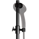 PULSE ShowerSpas 1010-MB Matte Black Adjustable Slide Bar Shower Panel Accessory