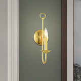 Livex Lighting 42681-02 1 Light Polished Brass Wall Sconce