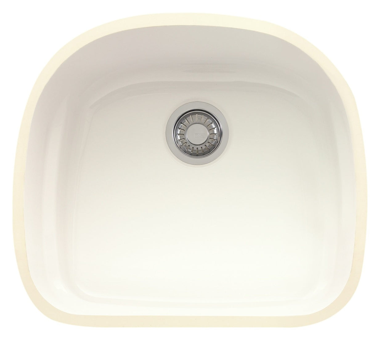 Franke PRK11021WH Sink, 22-1/4" x 22-5/16" x 8-5/8", White
