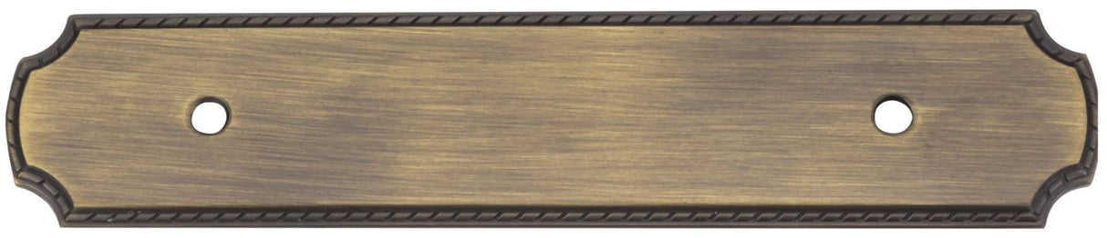 Jeffrey Alexander B812-96R-DACM 6-1/8" O.L. (96 mm Center-to-Center) Gun Metal Rope Pull Backplate