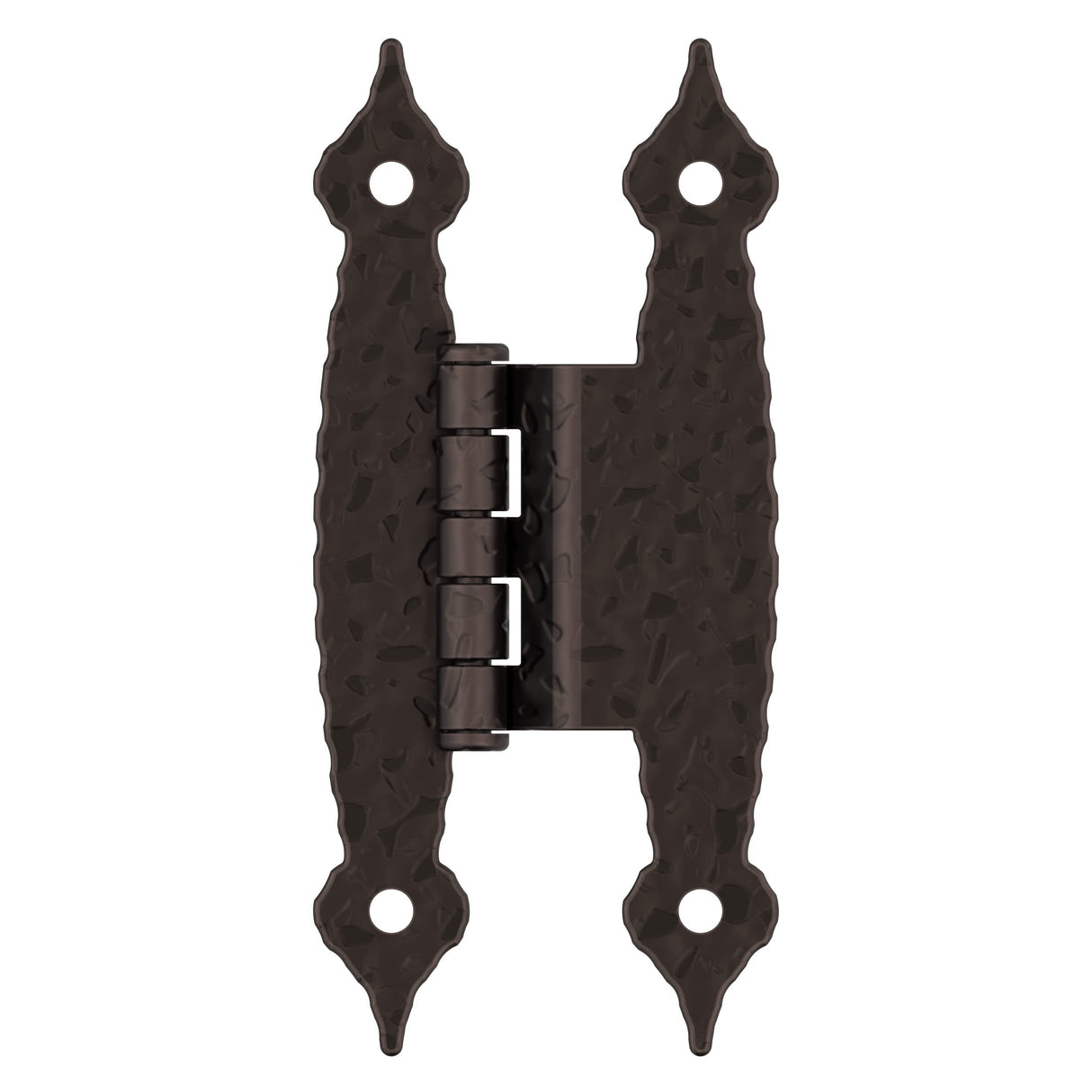 Amerock BPR3406ORB Cabinet Hinge 3/8 in (10 mm) Offset Non-Self Closing Face Mount Oil Rubbed Bronze Kitchen Cabinet Door Hinge 1 Pair/2 Pack Functional Hardware