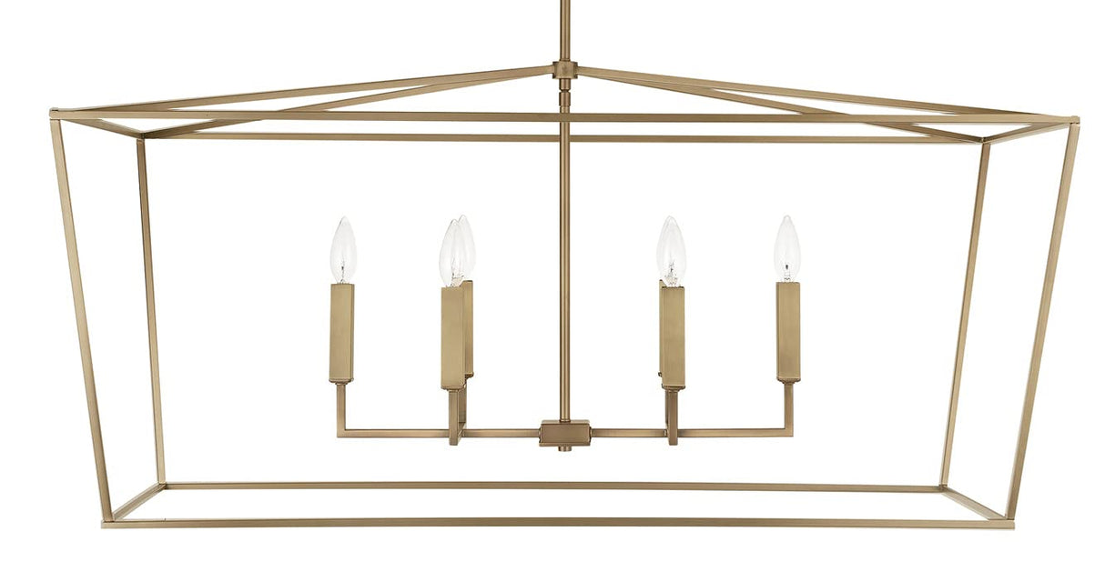 Capital Lighting 837661AD Thea 6 Light Island Aged Brass